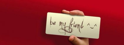 Be My Friend Facebook Covers